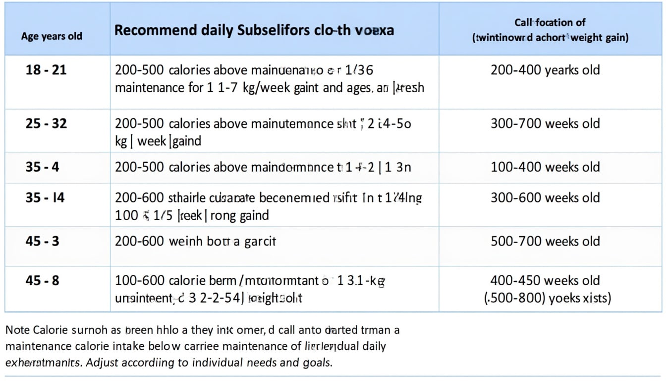 découvrez comment calculer votre surplus calorique pour favoriser une prise de poids efficace. apprenez les méthodes pour ajuster votre alimentation et atteindre vos objectifs de manière saine et durable.
